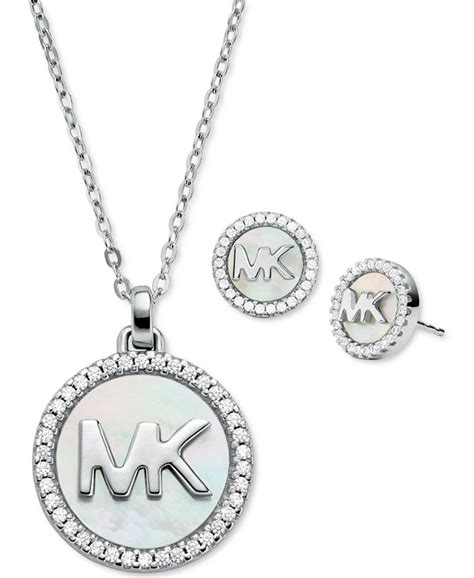 michael kors mother of pearl necklace|Michael Kors Sterling Silver Mother of Pearl Lock Pendant .